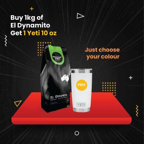 Buy 1kg  El Dynamito Get a Gift Yeti 10 oz